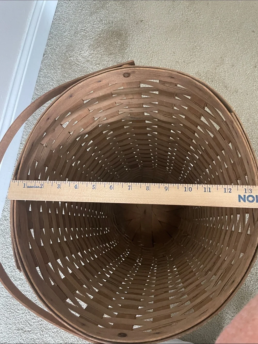 Longaberger 1984 Large Inverted Vintage Basket